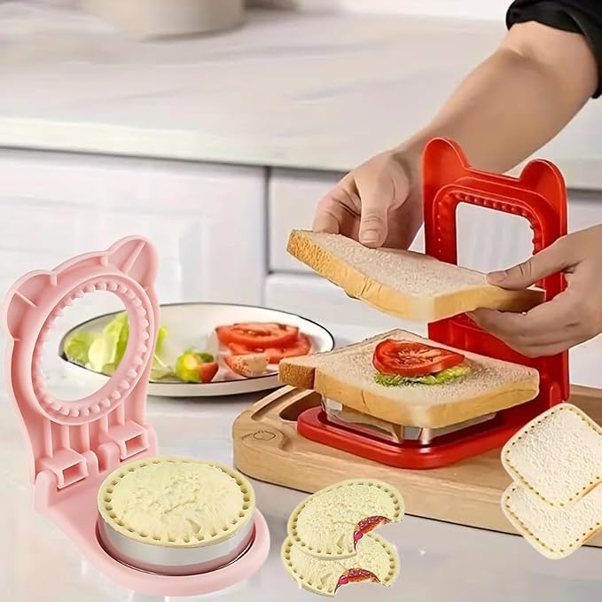 Munch Makers|Pocket Square Sandwich Molds Cutter and Sealer