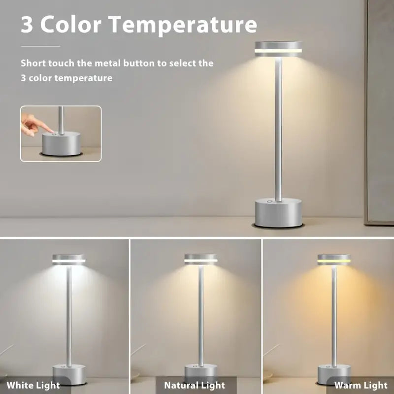 LumiGlow™ Cordless LED Table Lamp